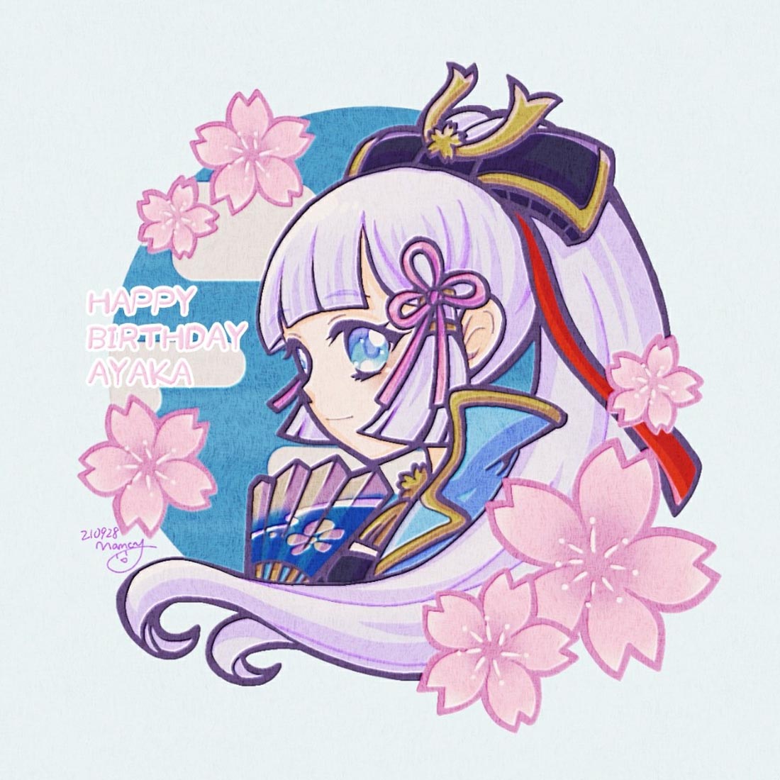 二次元美少女同人图#午安原神【211011】