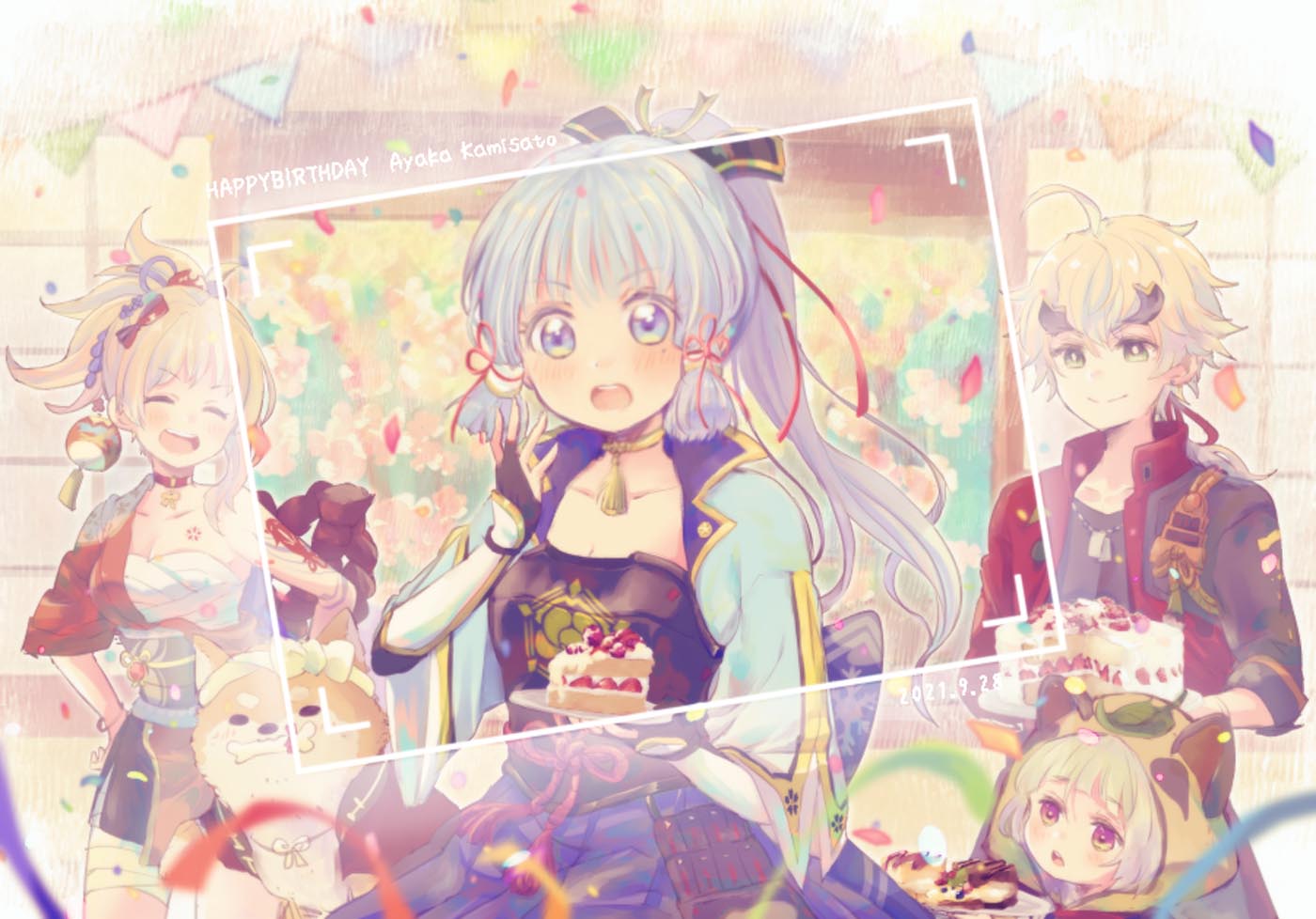 二次元美少女同人图#早安原神【211012】