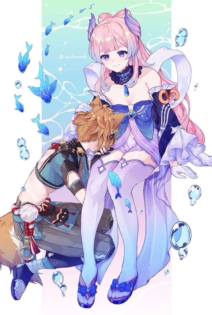 二次元美少女同人图#午安原神【211012】