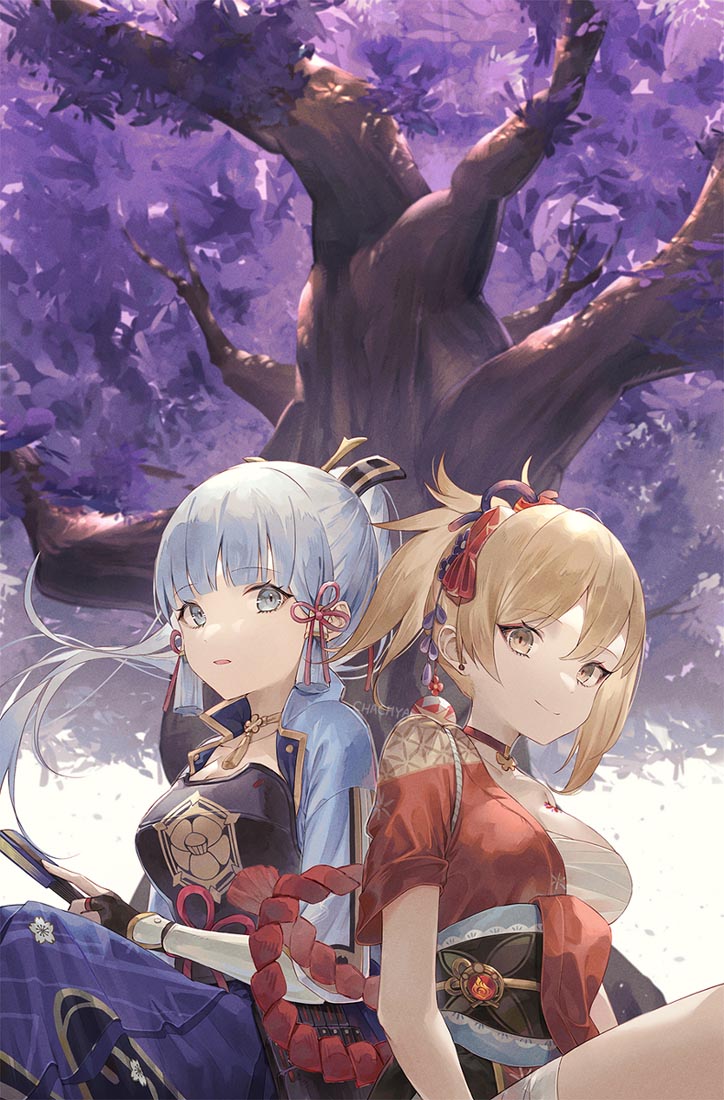 P站二次元同人图#午安原神【211013】