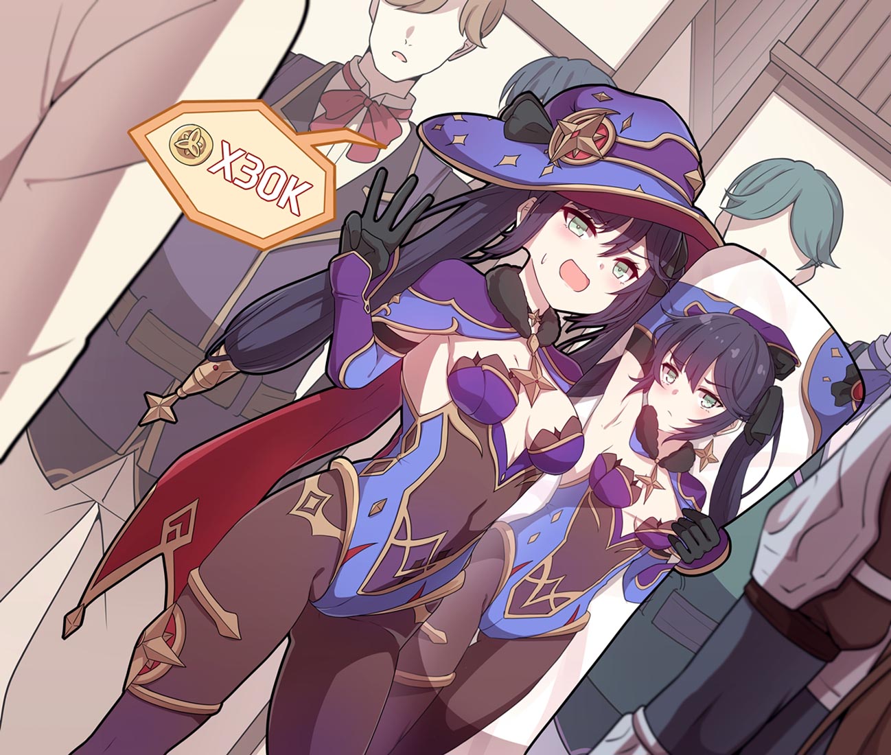 P站二次元同人图#午安原神【211013】