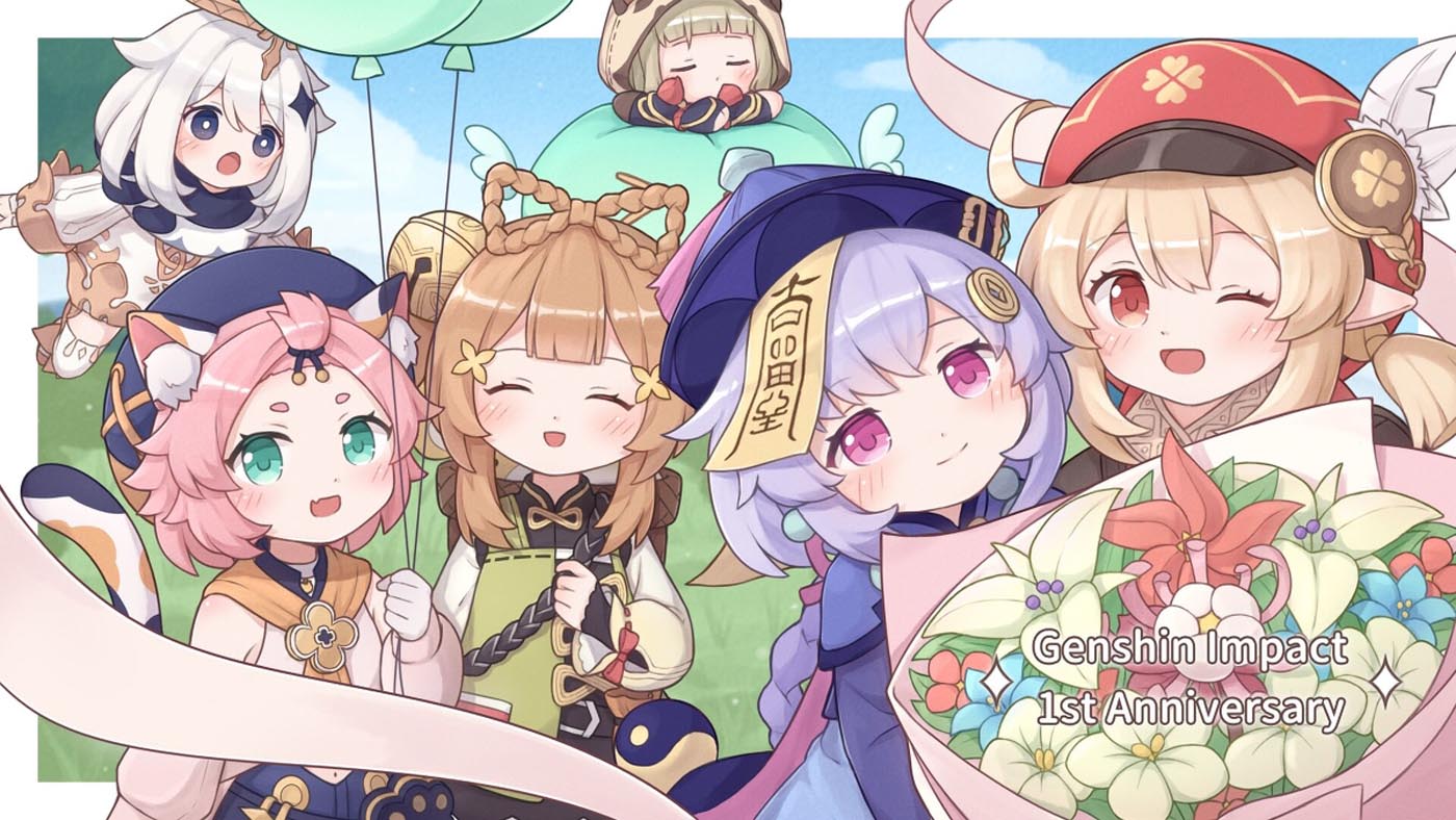 P站二次元同人图#午安原神【211014】