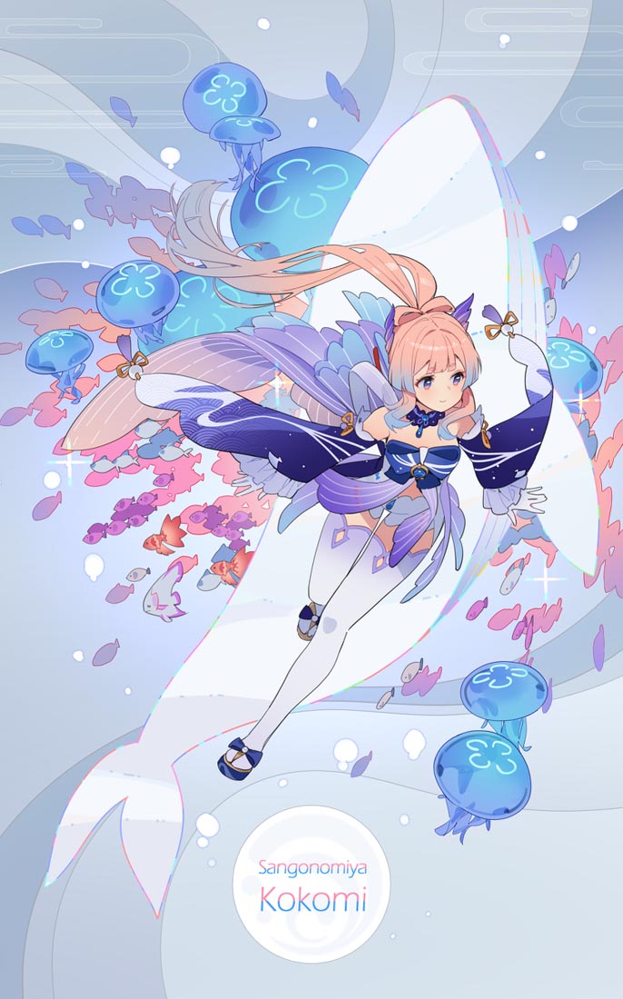 P站二次元同人图#午安原神【211014】