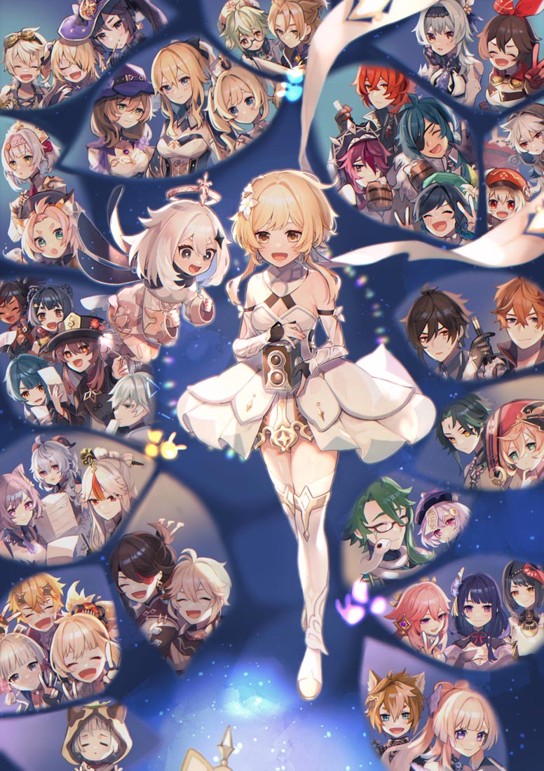 P站二次元同人图#晚安原神【211014】