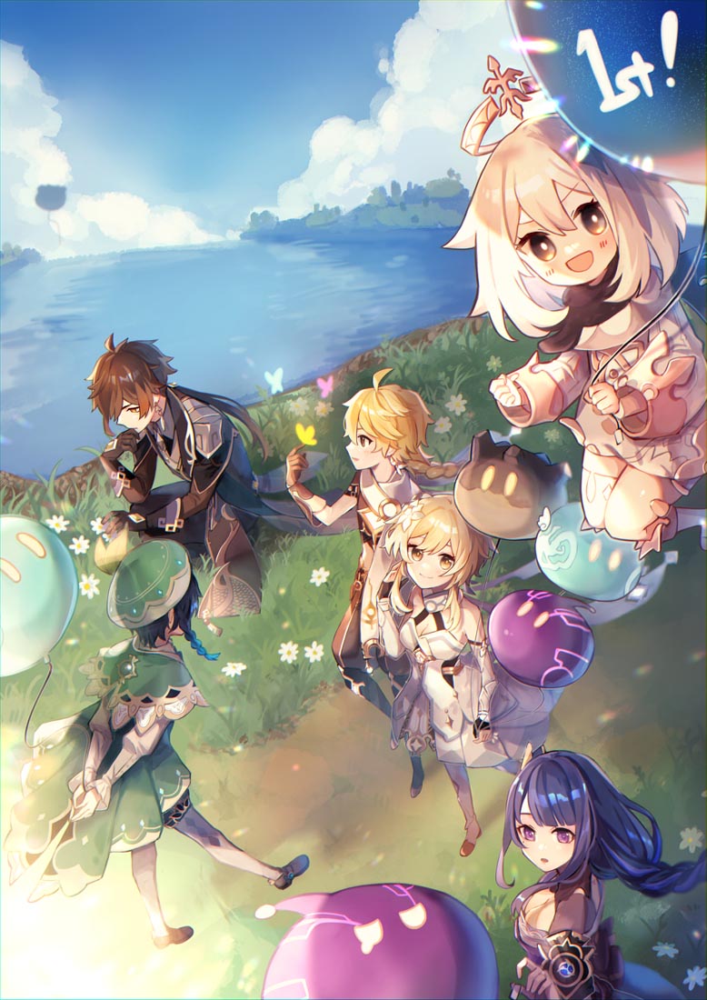 P站二次元同人图#晚安原神【211014】