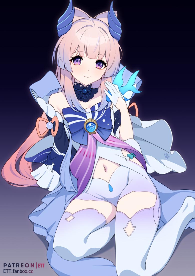 P站二次元同人图#晚安原神【211014】