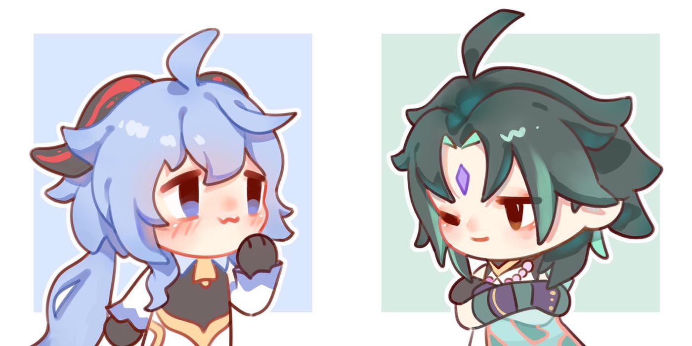 P站二次元同人图#晚安原神【211015】