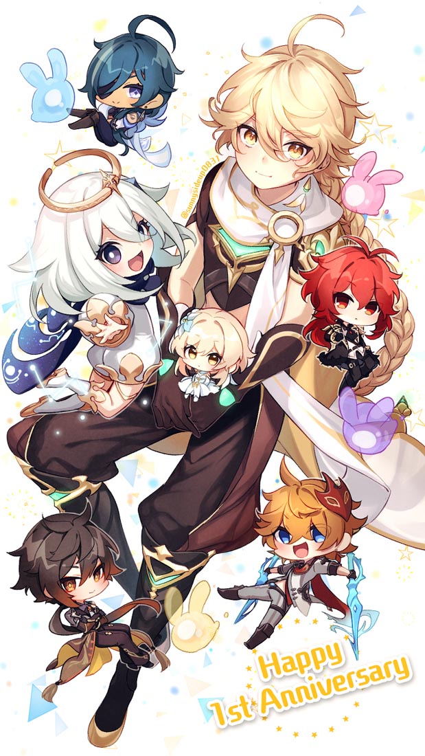 P站二次元同人图#早安原神【211016】