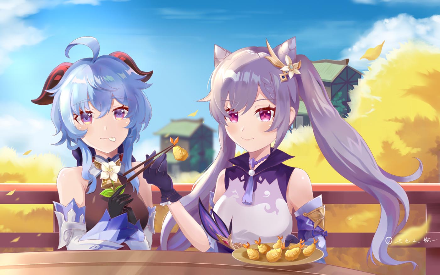 P站二次元同人图#早安原神【211016】