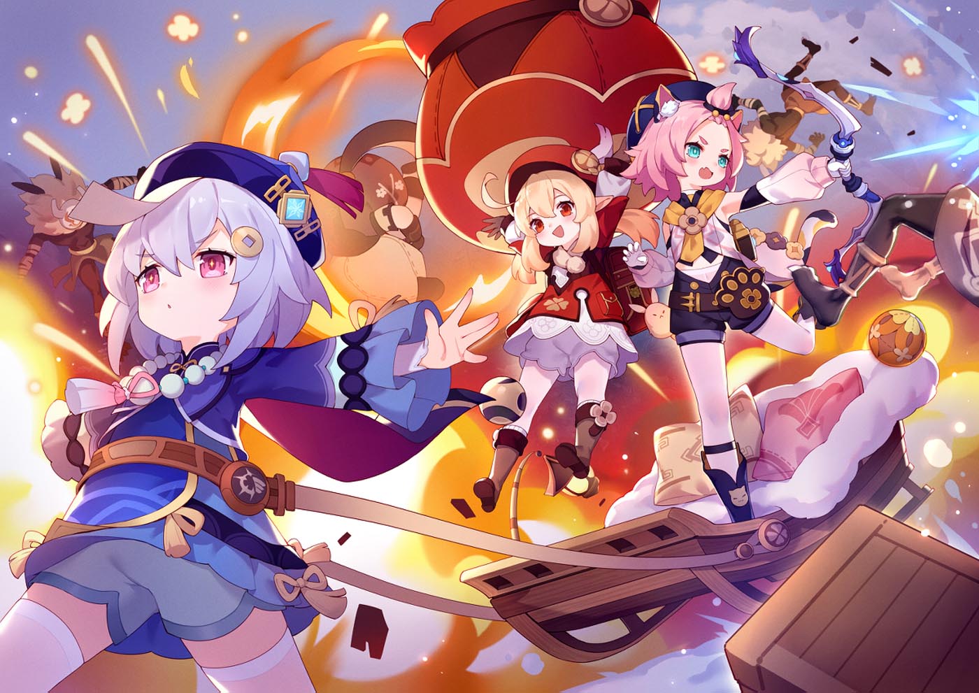 P站二次元同人图#晚安原神【211016】