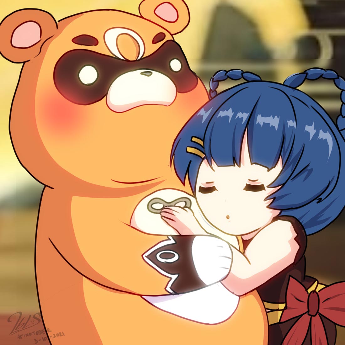 Pixiv二次元插画#晚安原神【211017】