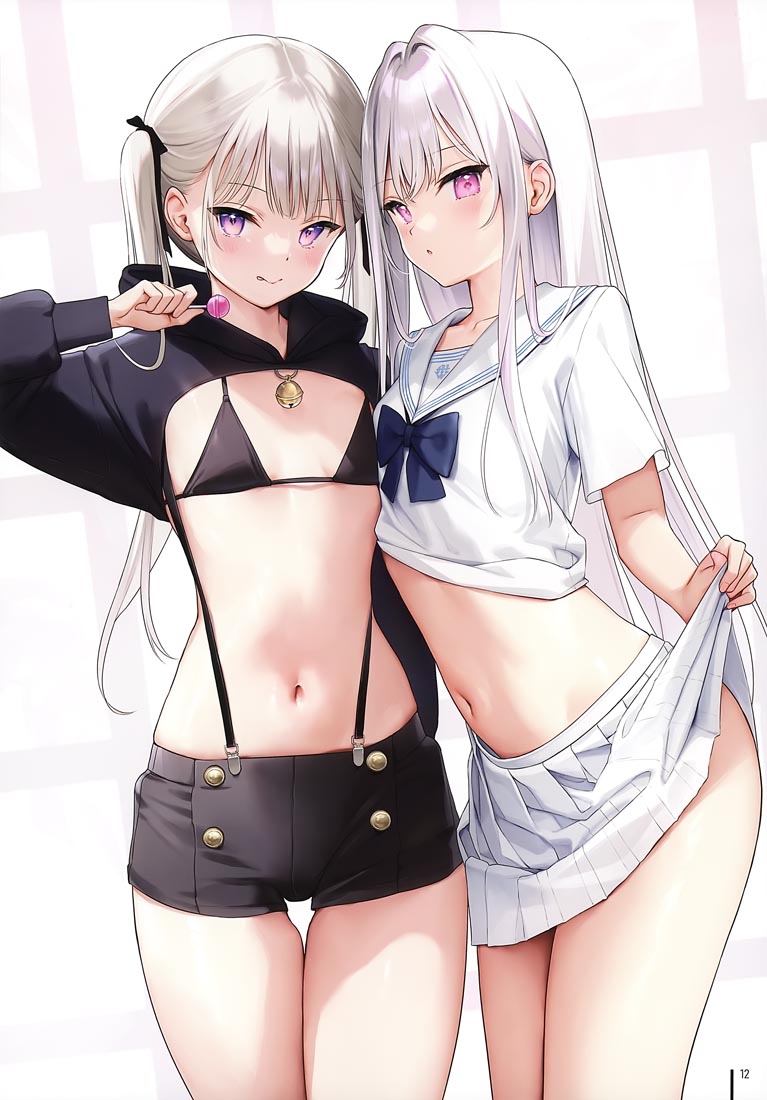 精美画集：[MIGNON WORKS (mignon)] へそ出しLOOK