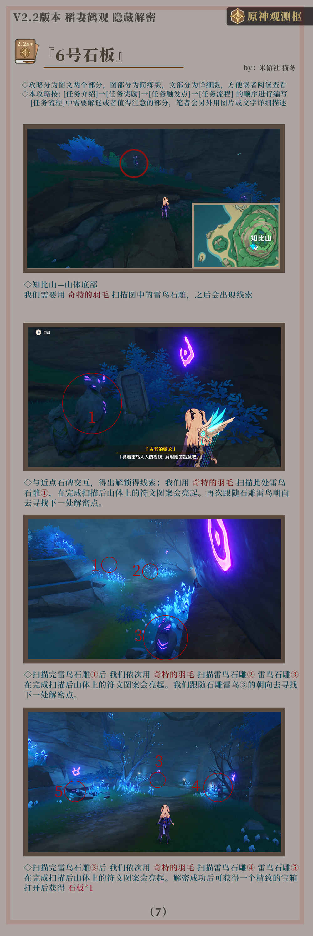 原神攻略:稻妻 鹤观岛—七块石板 大型解密【2个华丽宝箱】插图6 原神攻略:稻妻 鹤观岛—七块石板 大型解密【2个华丽宝箱】