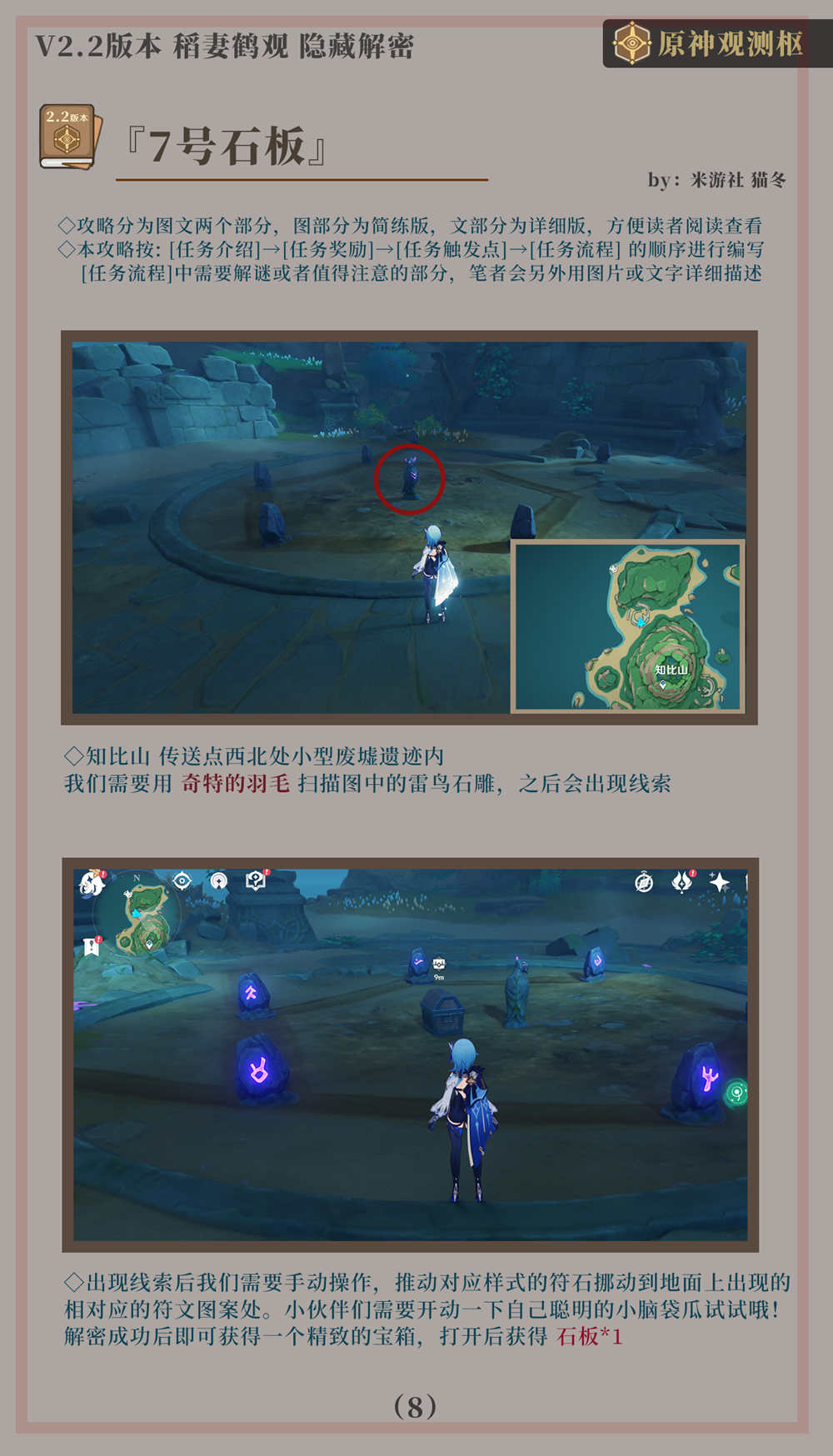 原神攻略:稻妻 鹤观岛—七块石板 大型解密【2个华丽宝箱】插图7 原神攻略:稻妻 鹤观岛—七块石板 大型解密【2个华丽宝箱】