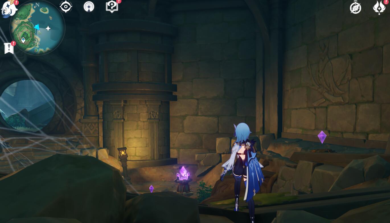 原神攻略：稻妻 鹤观岛—知比山地宫【壁画上的三个宝珠】大型解密