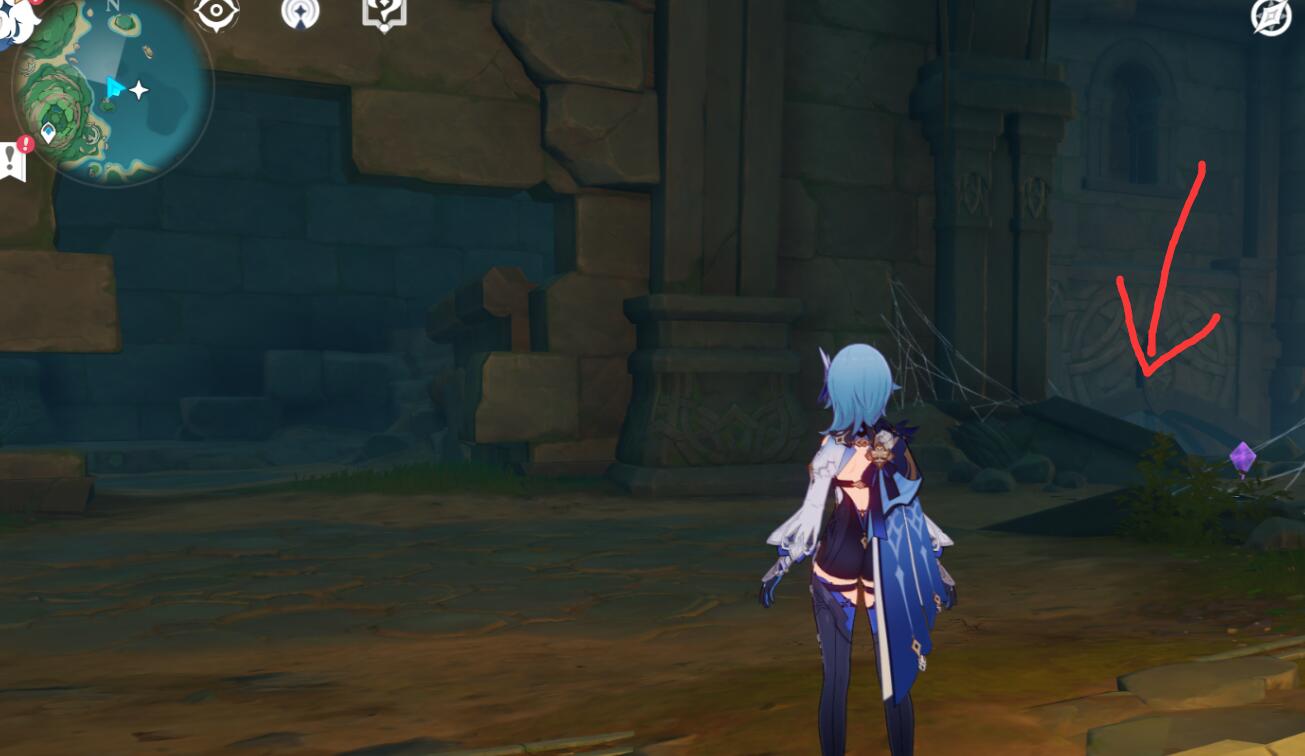 原神攻略：稻妻 鹤观岛—知比山地宫【壁画上的三个宝珠】大型解密