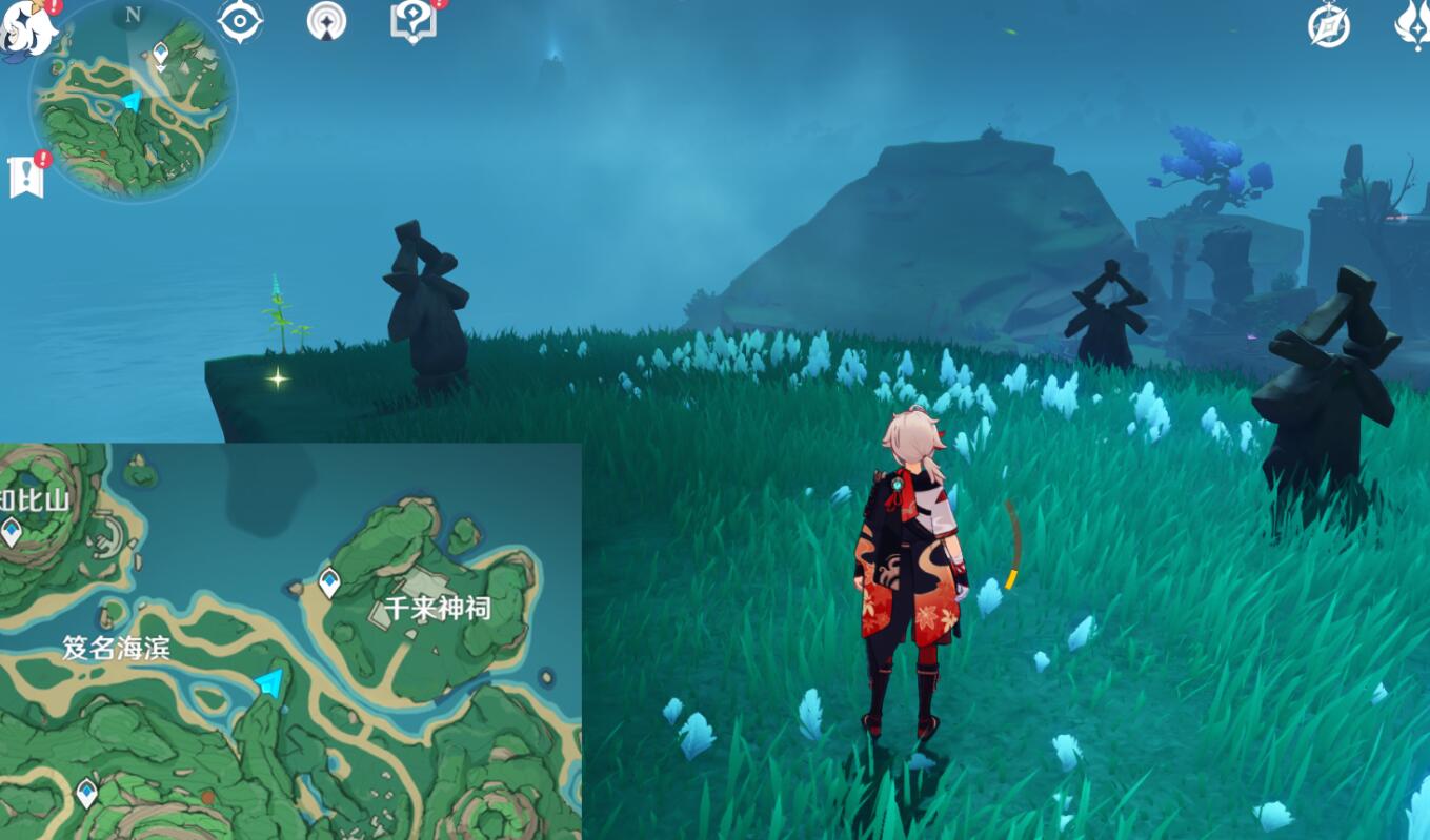 原神攻略：稻妻 鹤观岛—知比山地宫【壁画上的三个宝珠】大型解密