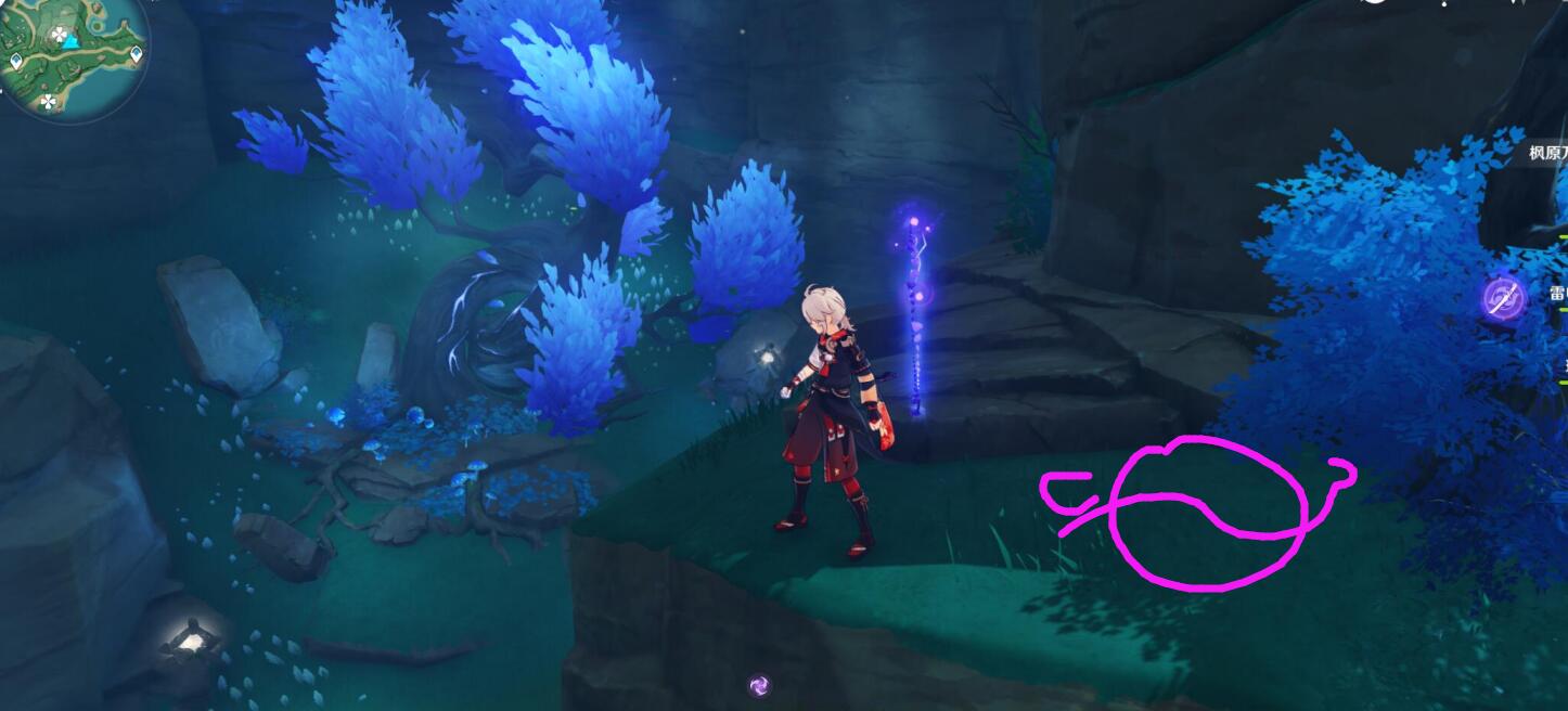 原神攻略：稻妻 鹤观岛—知比山地宫【壁画上的三个宝珠】大型解密