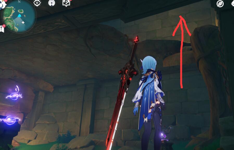 原神攻略：稻妻 鹤观岛—知比山【6个壁画解密、最后的雷神瞳】