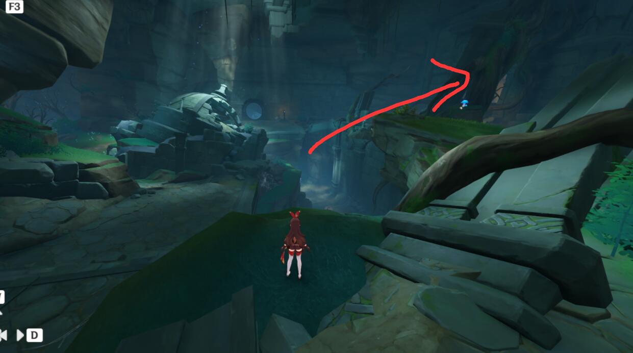 原神攻略：稻妻 鹤观岛—知比山【6个壁画解密、最后的雷神瞳】