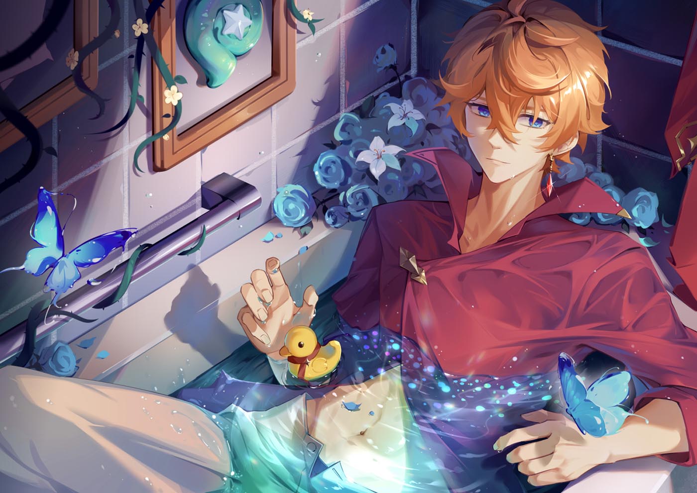 游戏同人图#晚安原神【211022】