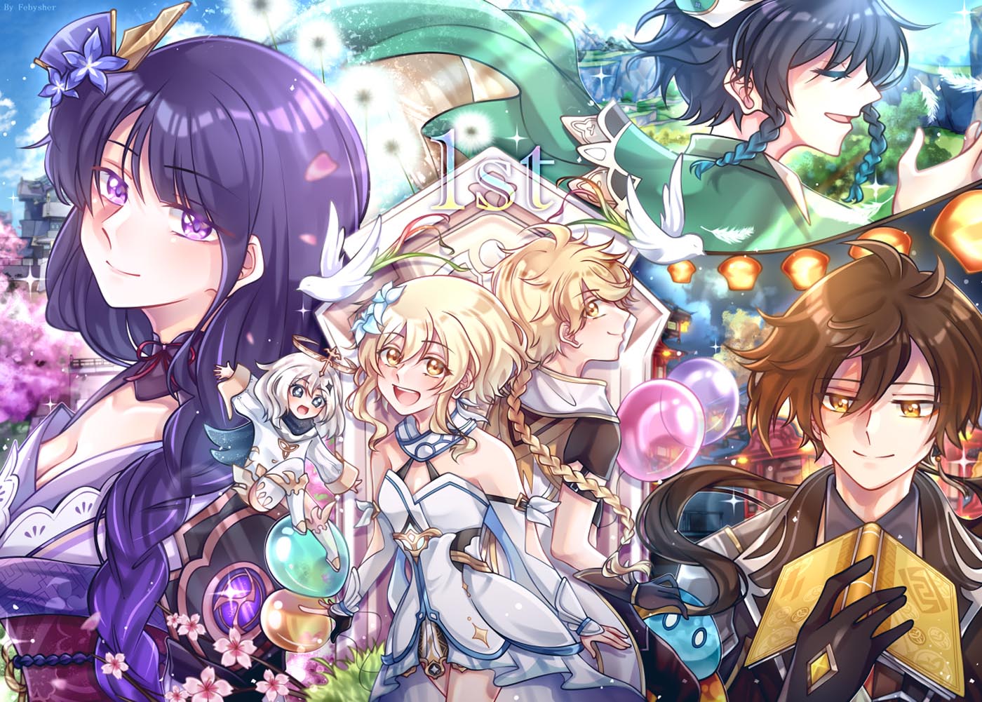 游戏同人插画#早安原神【211023】