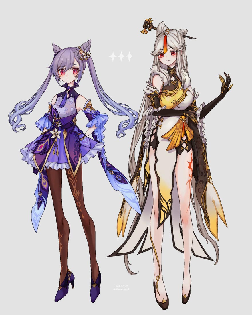 二次元插画#午安原神【211025】