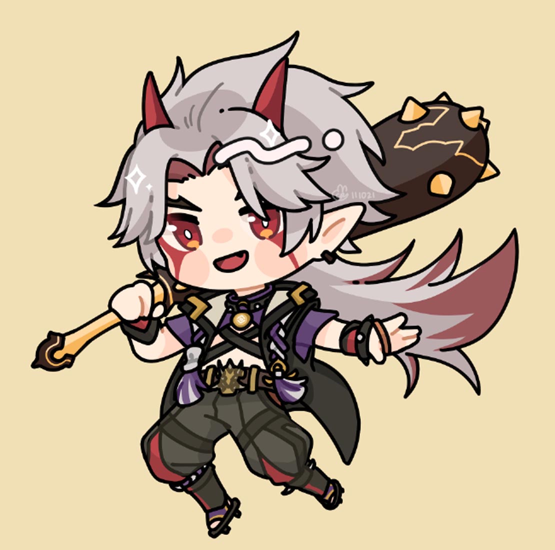 二次元插画#午安原神【211025】