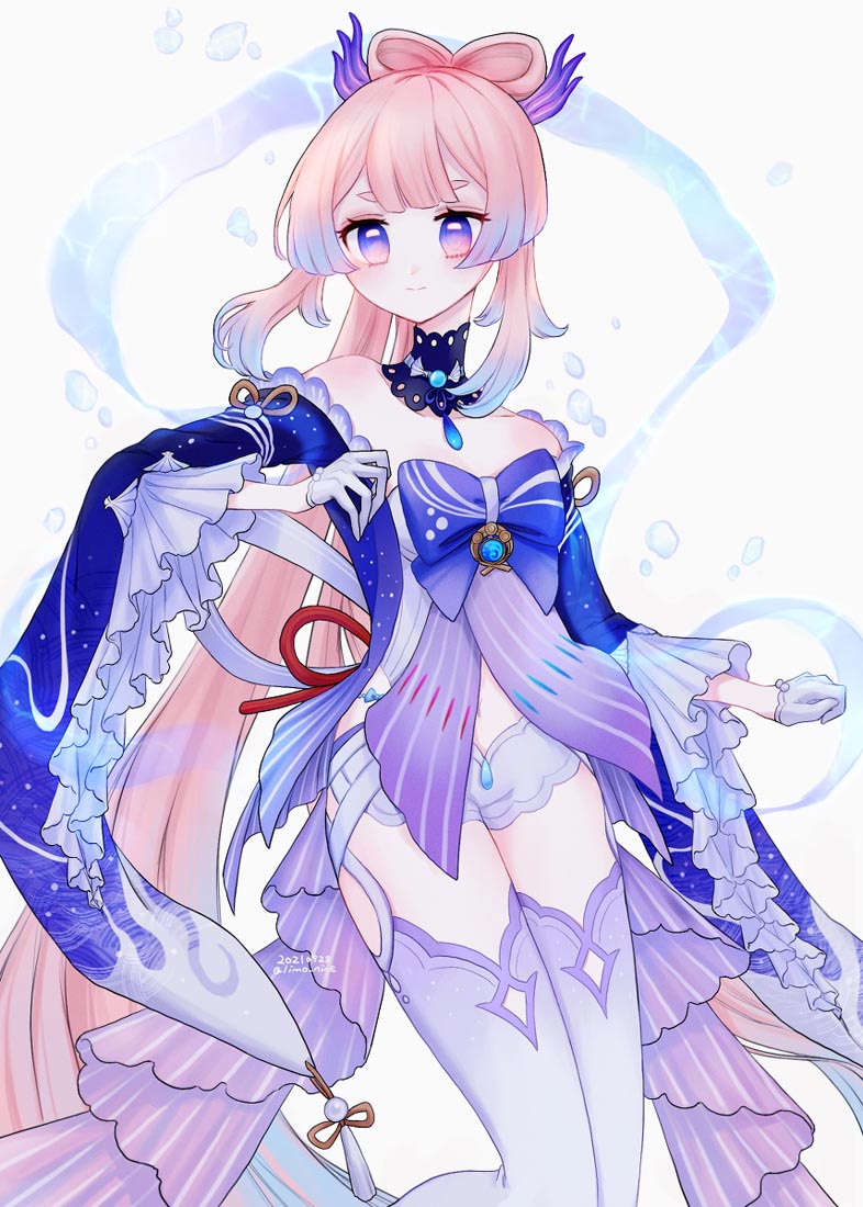 二次元插画#晚安原神【211025】