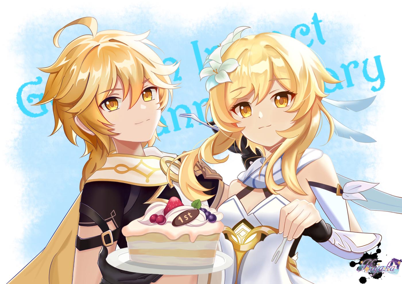 二次元美少女插画#早安原神【211101】