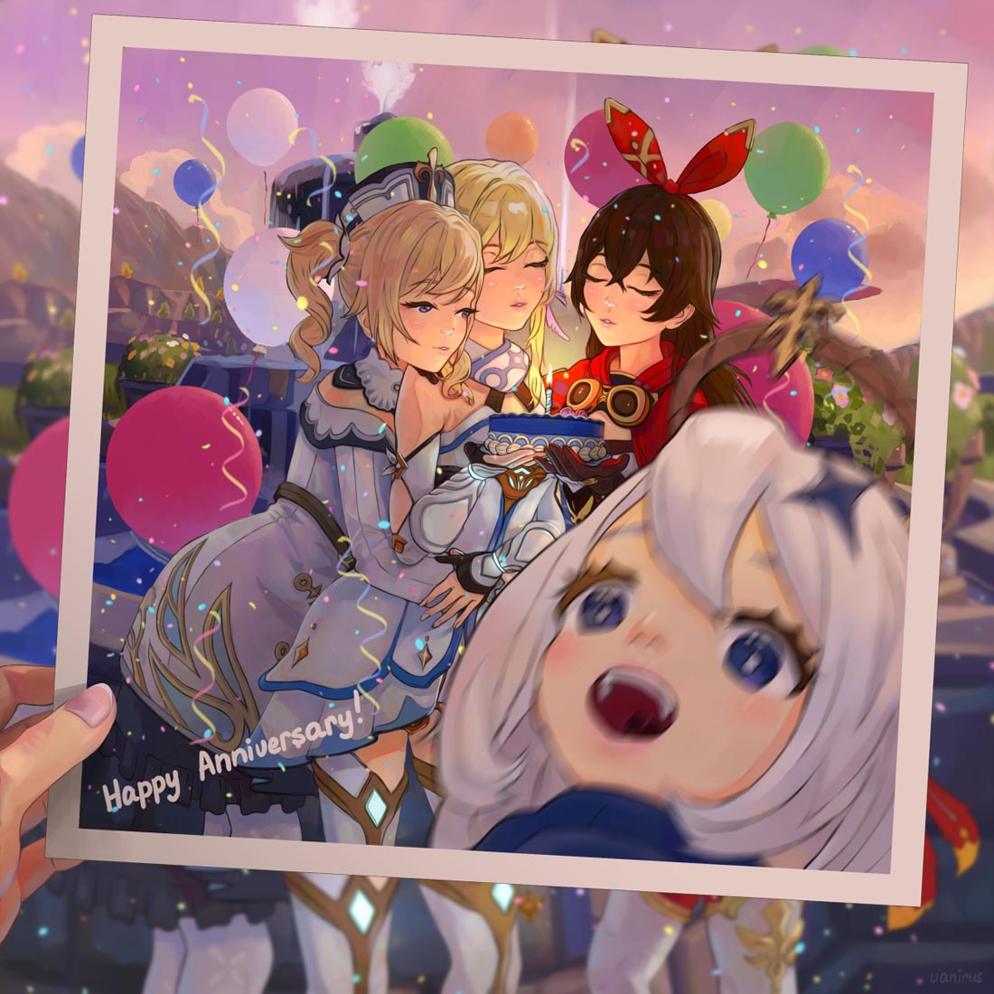 二次元美少女插画#早安原神【211101】