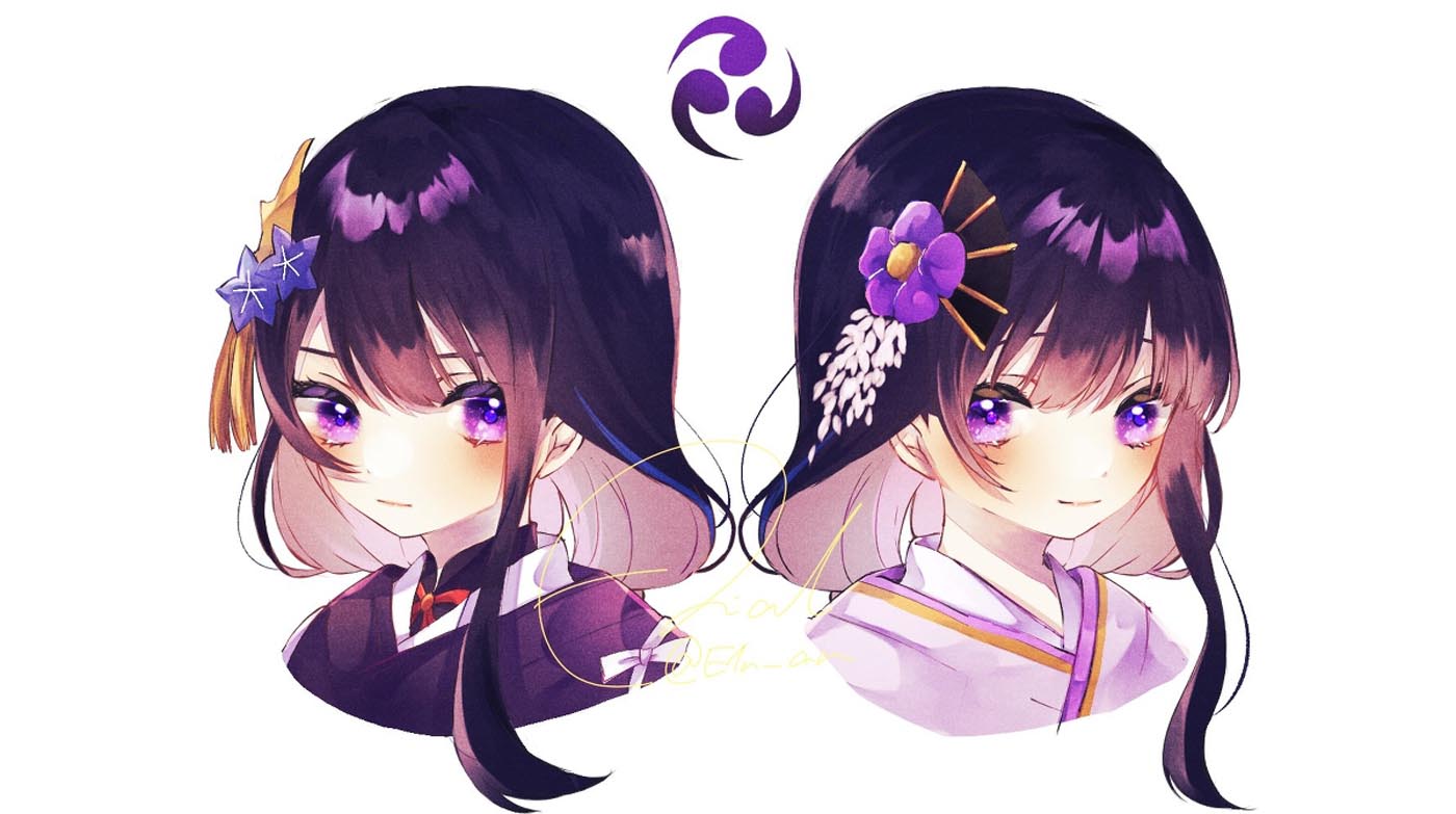 二次元美少女插画#午安原神【211101】