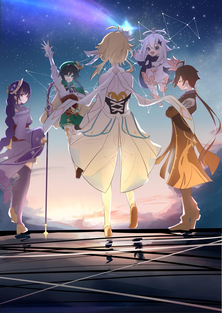 二次元美少女插画#午安原神【211101】