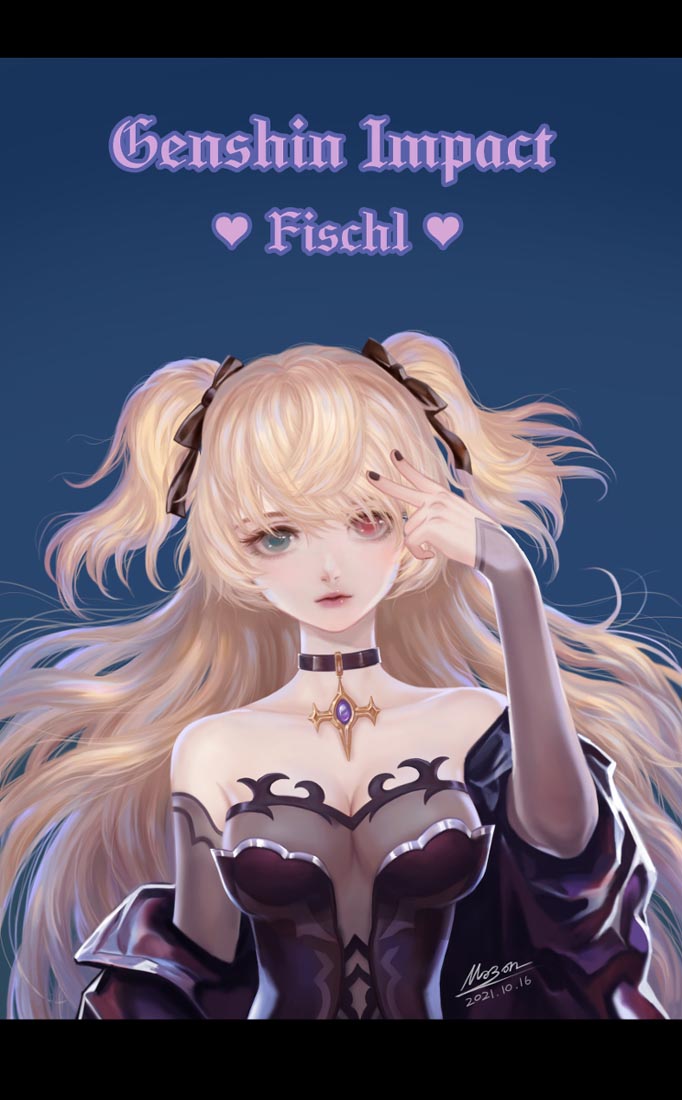 二次元美少女插画#午安原神【211101】