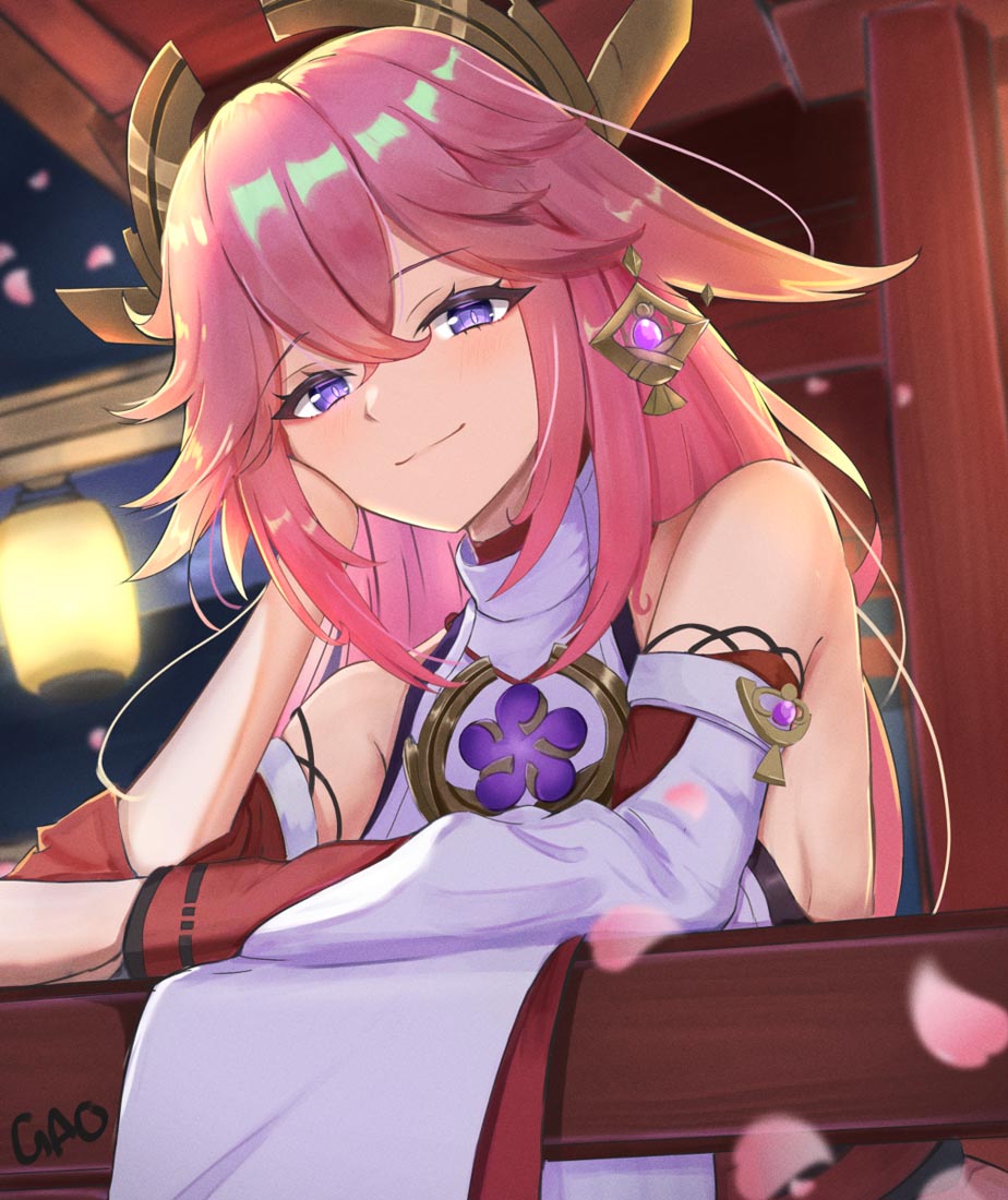 二次元美少女插画#晚安原神【211101】