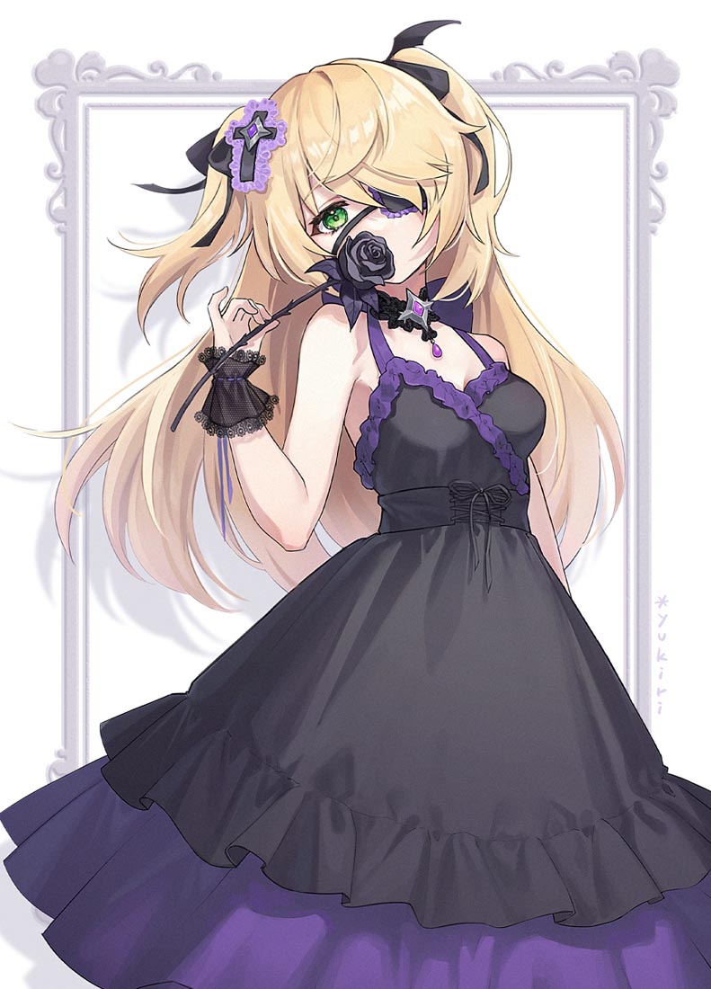 二次元美少女插画#晚安原神【211101】