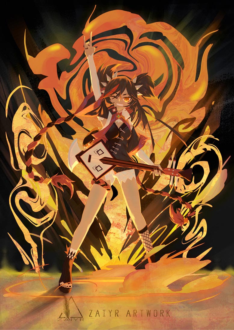 二次元美少女插画#早安原神【211102】