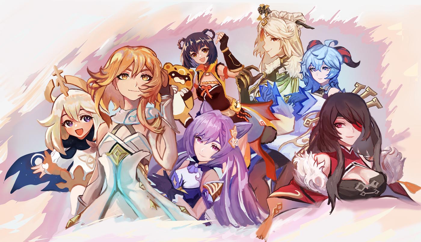 二次元美少女插画#早安原神【211102】