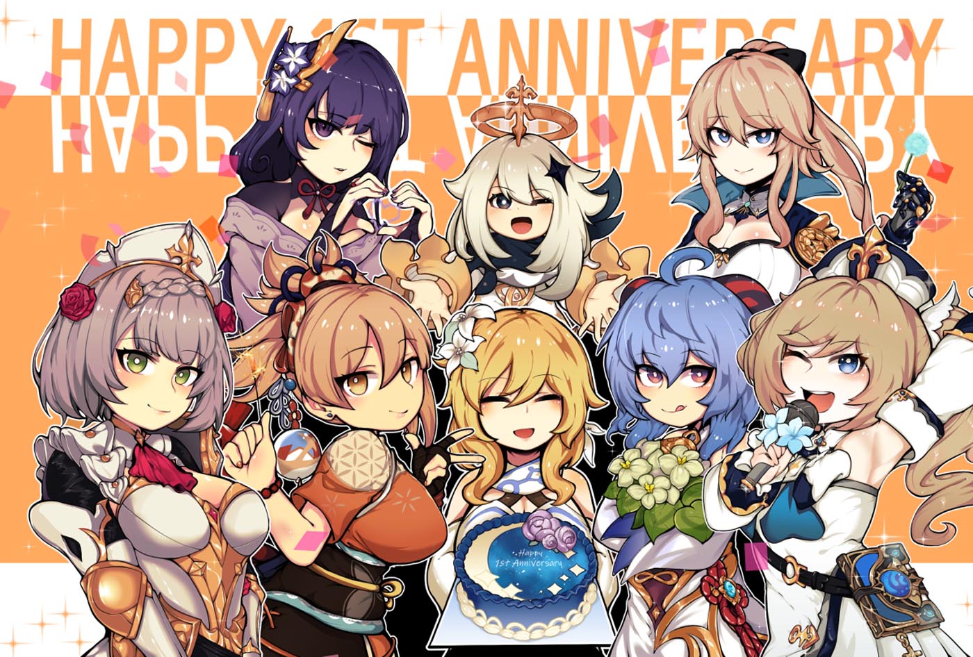 二次元美少女插画#早安原神【211102】