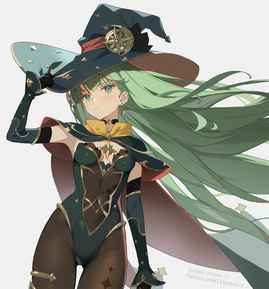 二次元美少女插画#晚安原神【211102】