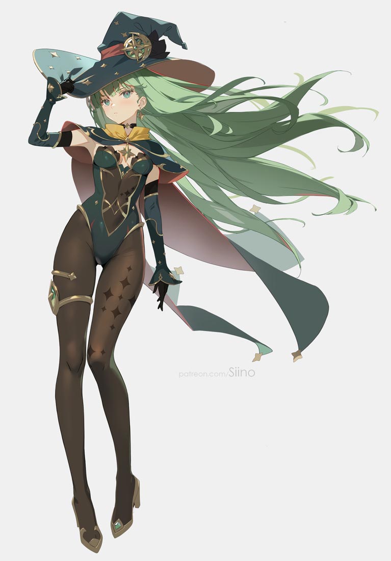 二次元美少女插画#晚安原神【211102】