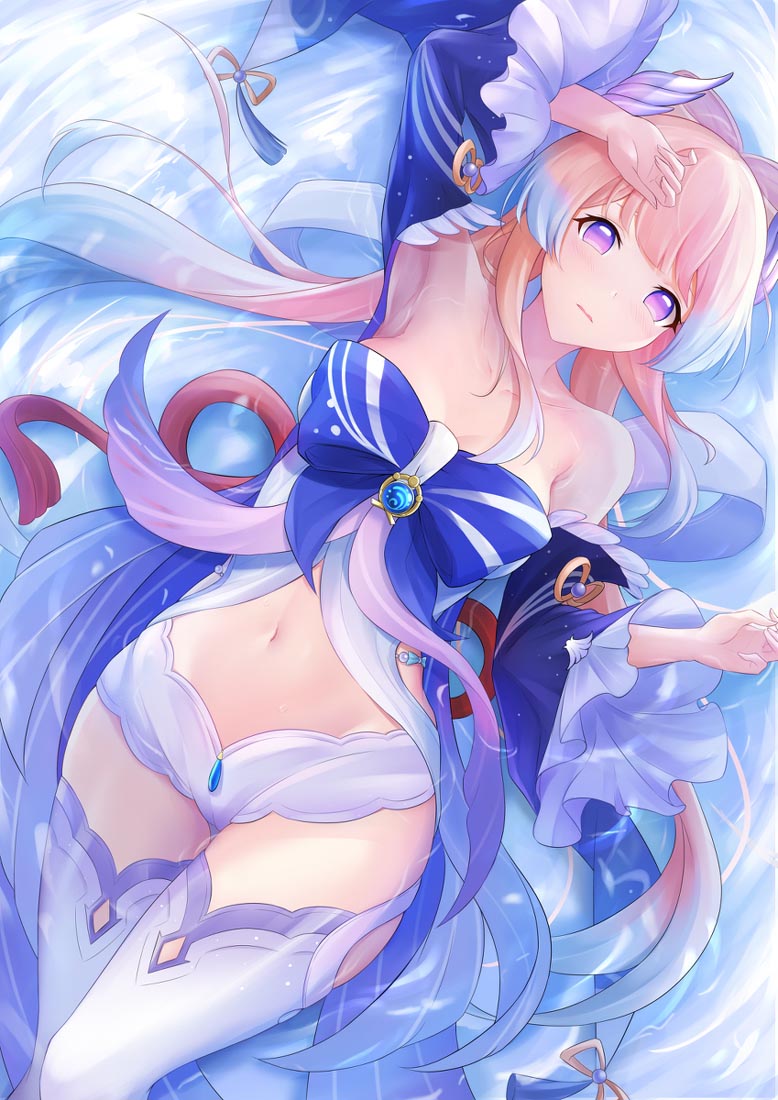 二次元美少女插画#晚安原神【211102】