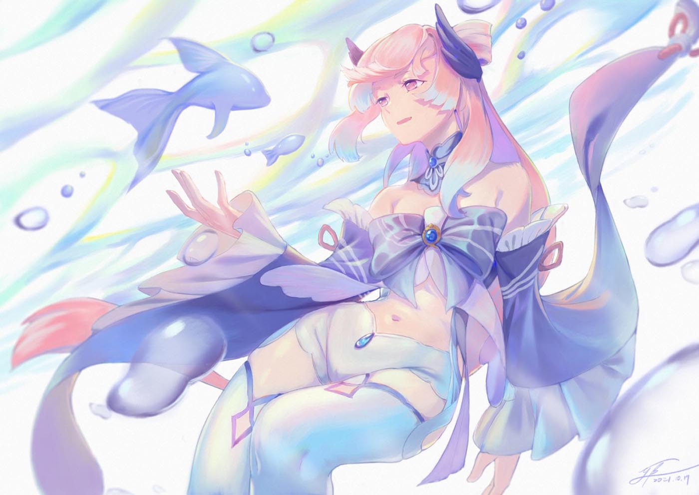 原神同人图#午安原神【211103】