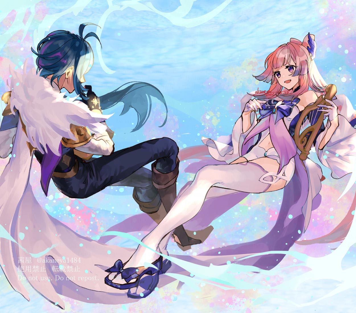 原神同人插画#午安原神【211104】