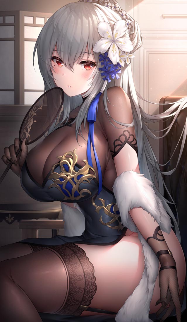 每日好图：碧蓝航线#二次元美乳插画【画师：おゆわり】