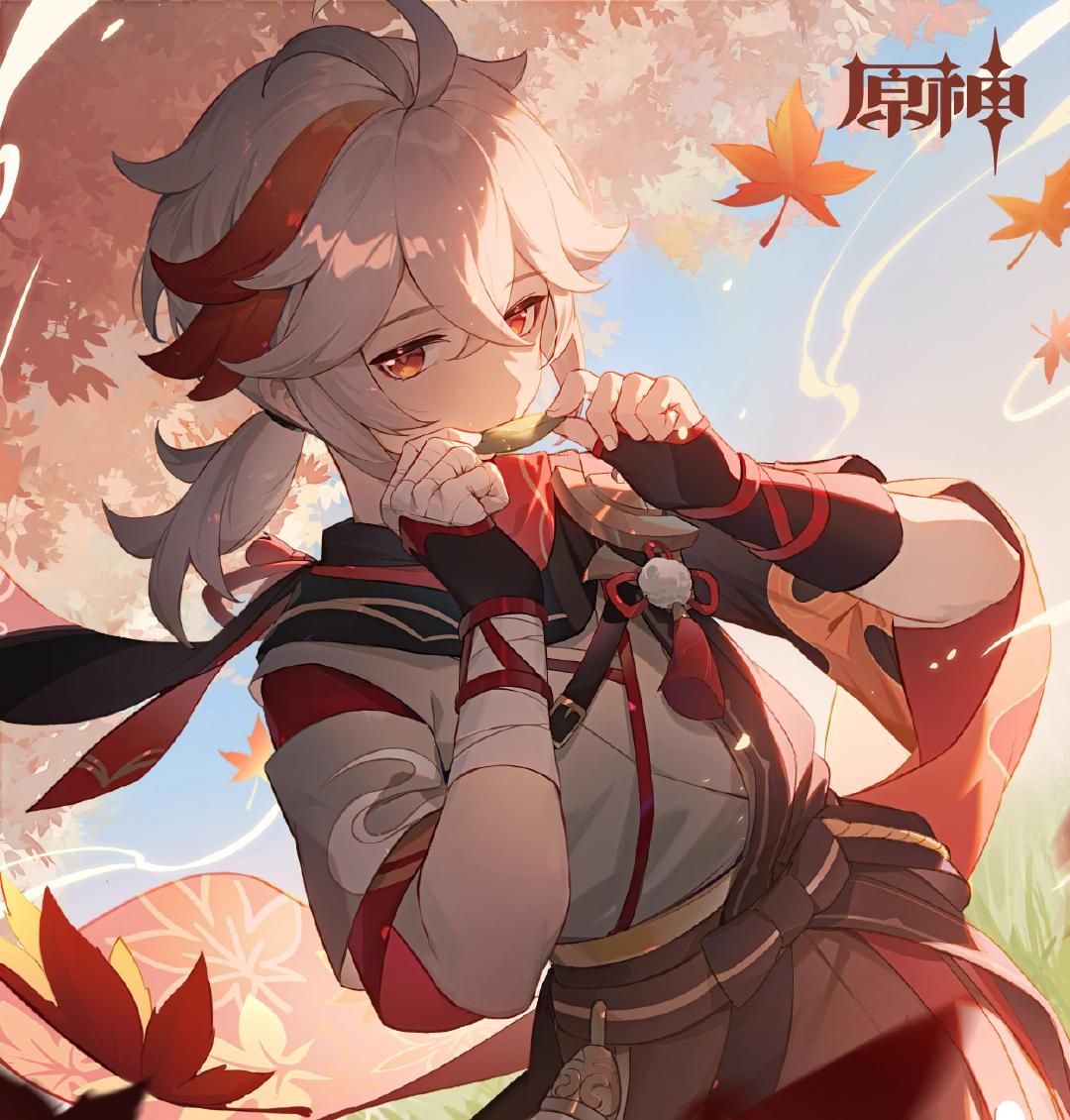 原神：“枫原万叶” 生日快乐 官方贺图