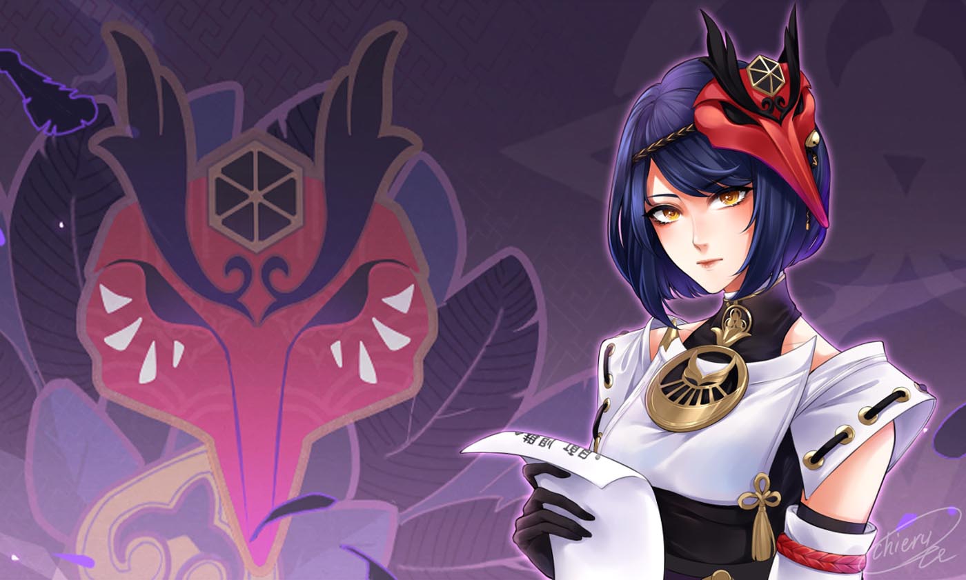 二次元插图#Xman晚安原神【211118】