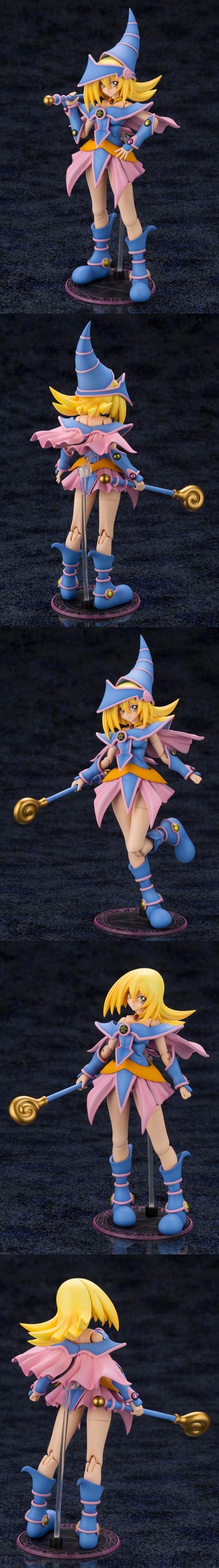 手办模型：寿屋《游戏王》“黑魔导女孩”  可动拼装模型