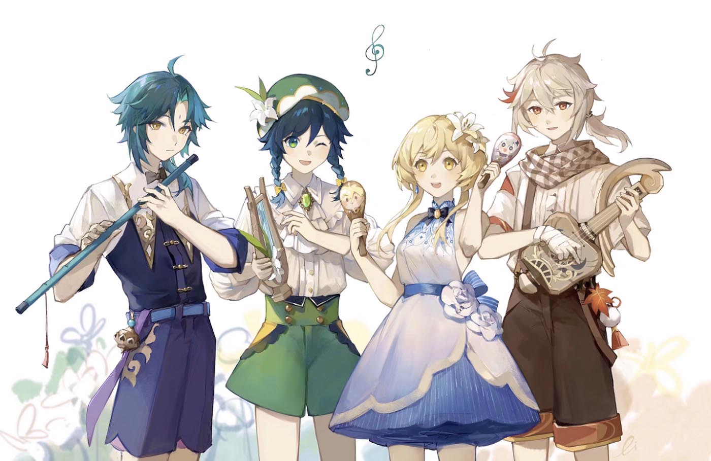 原神同人插画系列#早安原神【211114】