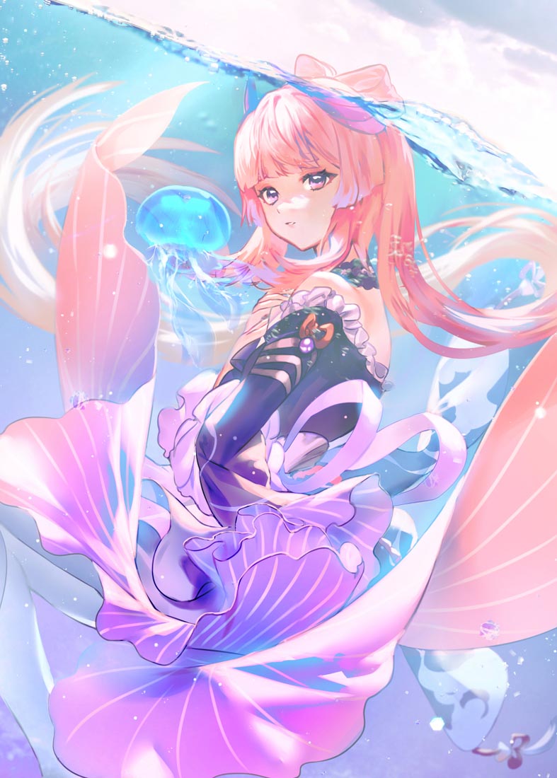 二次元游戏插画#午安原神【211123】